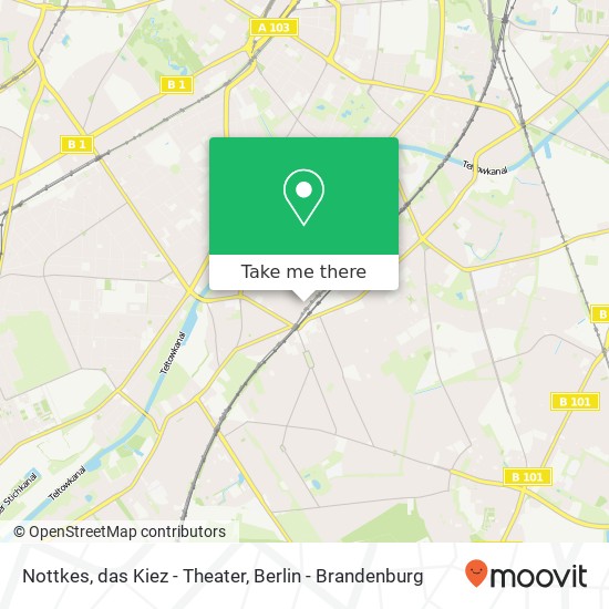 Nottkes, das Kiez - Theater Karte
