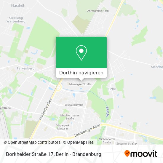 Borkheider Straße 17 Karte