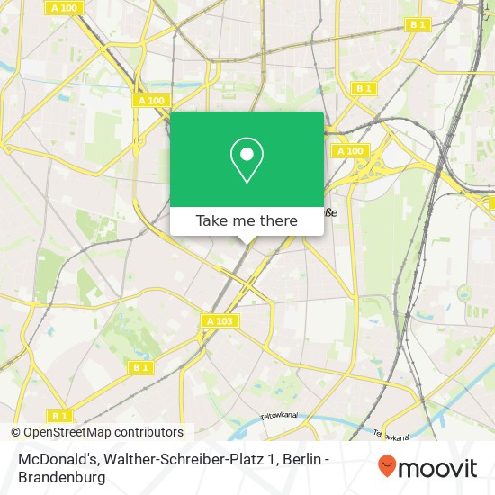 McDonald's, Walther-Schreiber-Platz 1 Karte