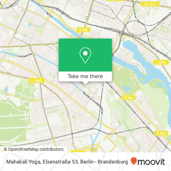 Mahakali Yoga, Elsenstraße 53 Karte