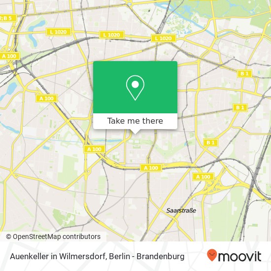 Auenkeller in Wilmersdorf Karte