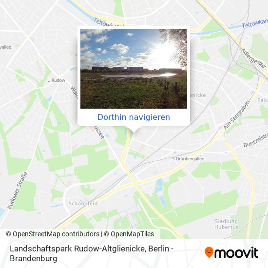 Landschaftspark Rudow-Altglienicke Karte