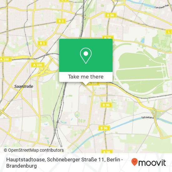 Hauptstadtoase, Schöneberger Straße 11 Karte