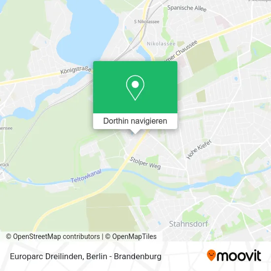 Europarc Dreilinden Karte