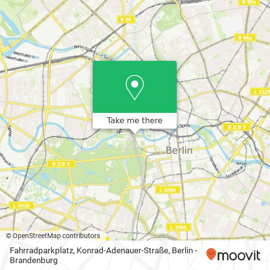Fahrradparkplatz, Konrad-Adenauer-Straße Karte
