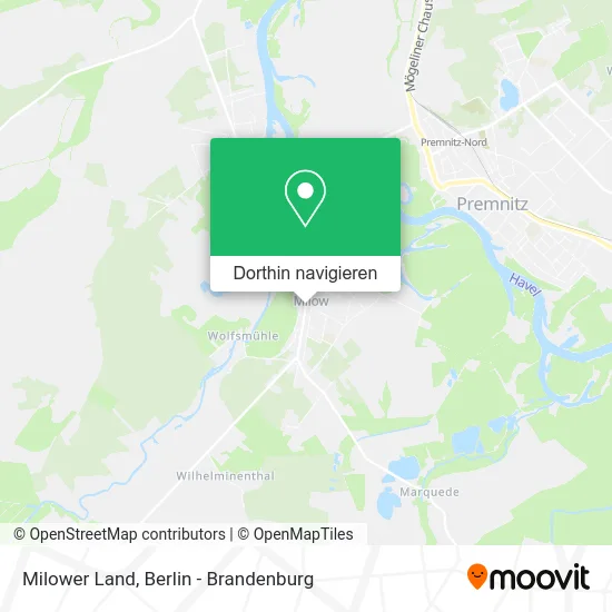 Milower Land Karte