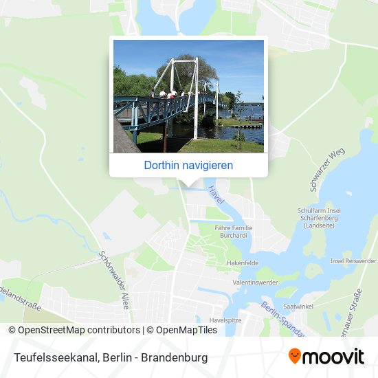 Teufelsseekanal Karte