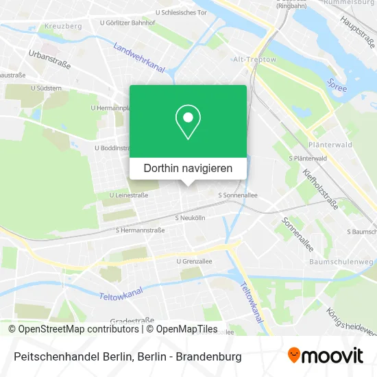 Peitschenhandel Berlin Karte