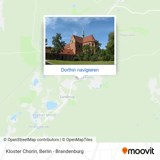 Kloster Chorin Karte