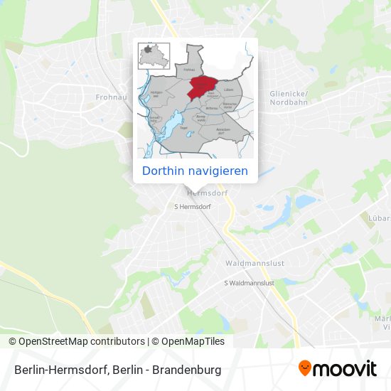 Berlin-Hermsdorf Karte