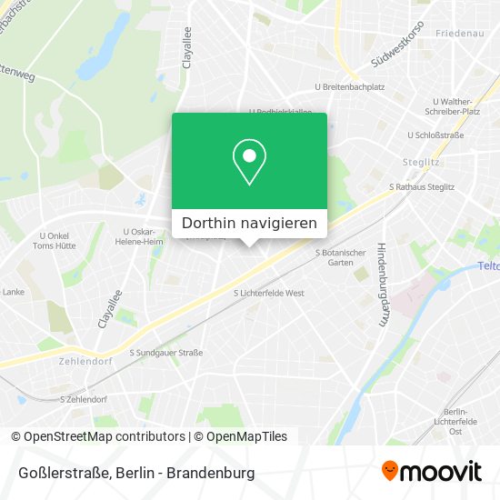 Goßlerstraße Karte