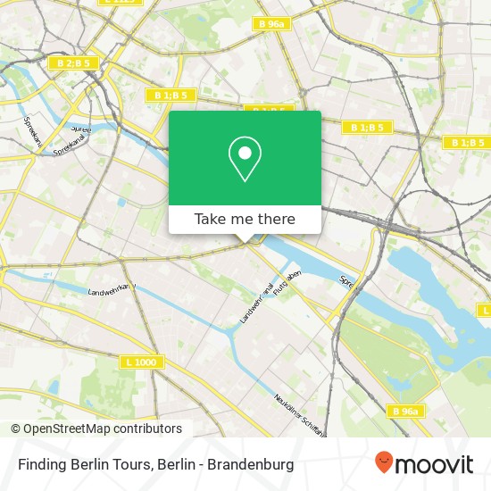 Finding Berlin Tours Karte