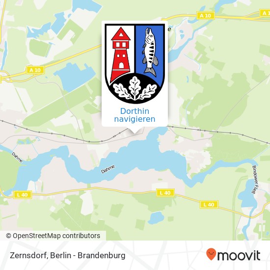 Zernsdorf Karte