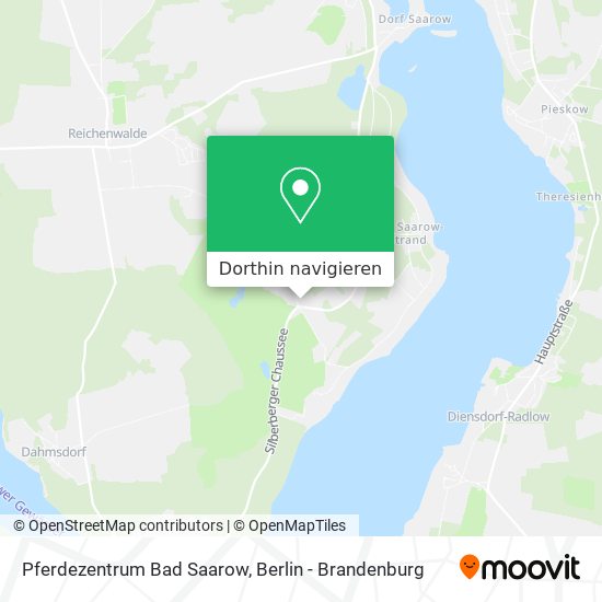Pferdezentrum Bad Saarow Karte