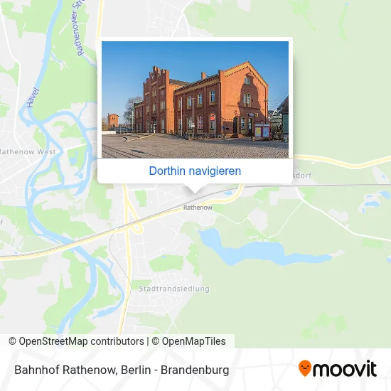 Bahnhof Rathenow Karte