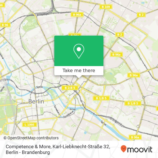 Competence & More, Karl-Liebknecht-Straße 32 Karte