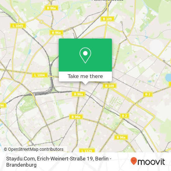 Staydu.Com, Erich-Weinert-Straße 19 Karte