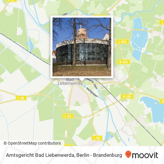 Amtsgericht Bad Liebenwerda Karte