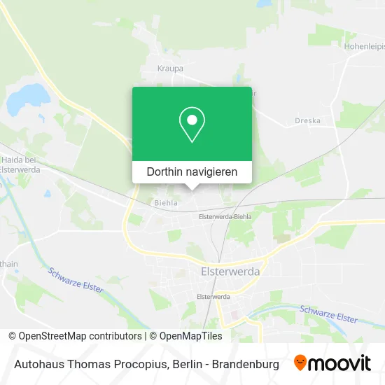 Autohaus Thomas Procopius Karte