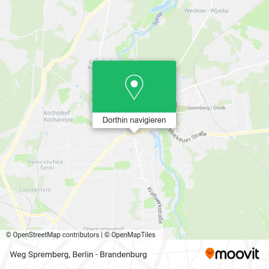 Weg Spremberg Karte