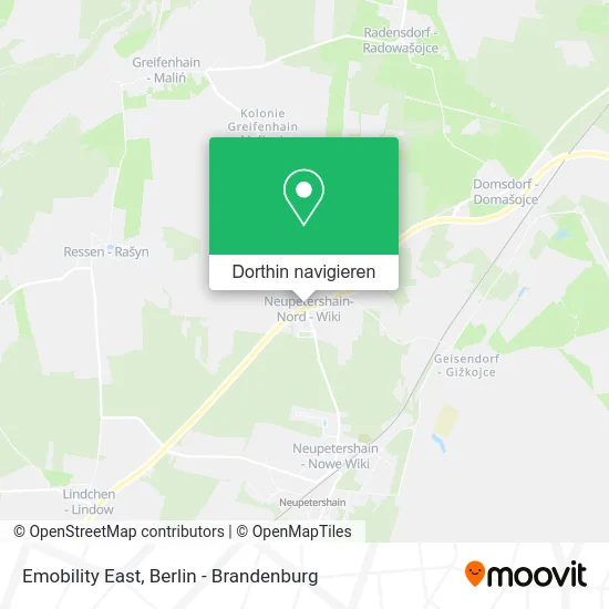 Emobility East Karte