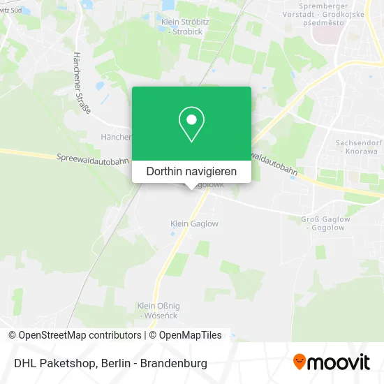 DHL Paketshop Karte