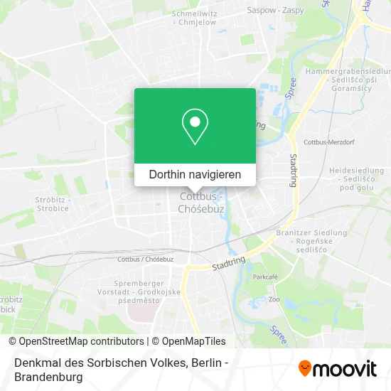 Denkmal des Sorbischen Volkes Karte