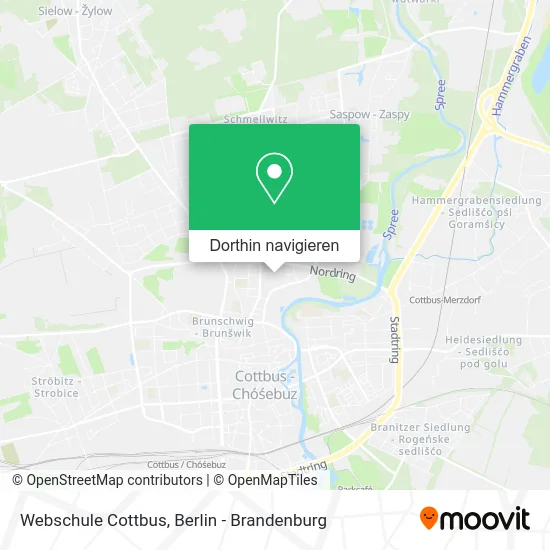 Webschule Cottbus Karte