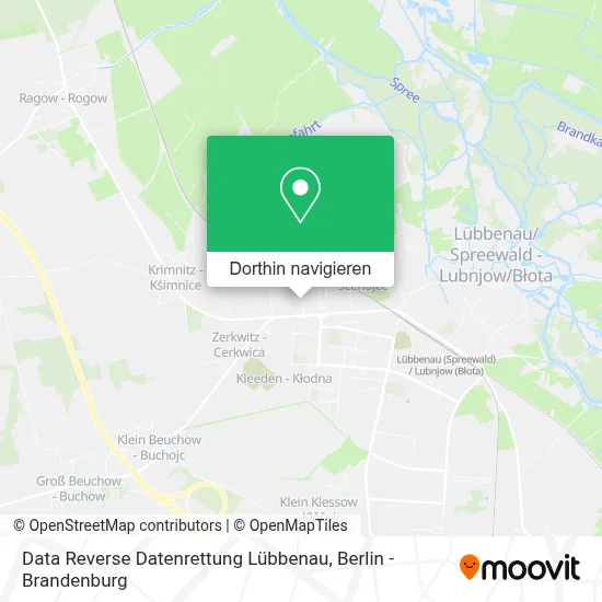 Data Reverse Datenrettung Lübbenau Karte