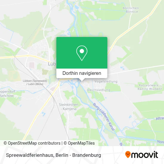 Spreewaldferienhaus Karte