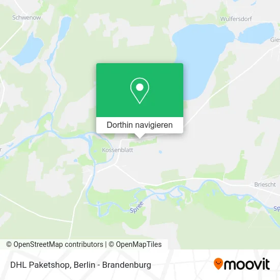 DHL Paketshop Karte