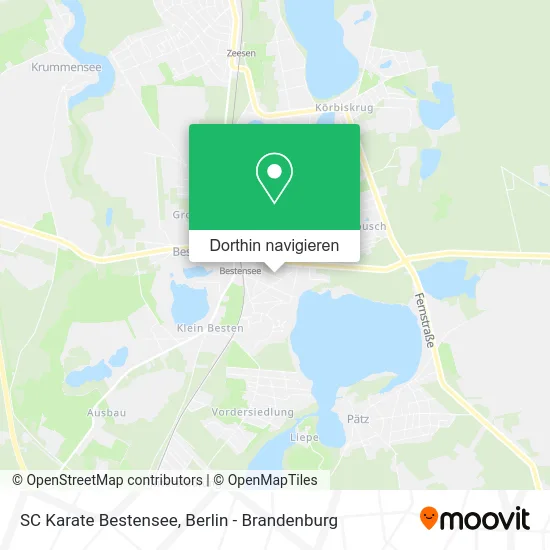 SC Karate Bestensee Karte
