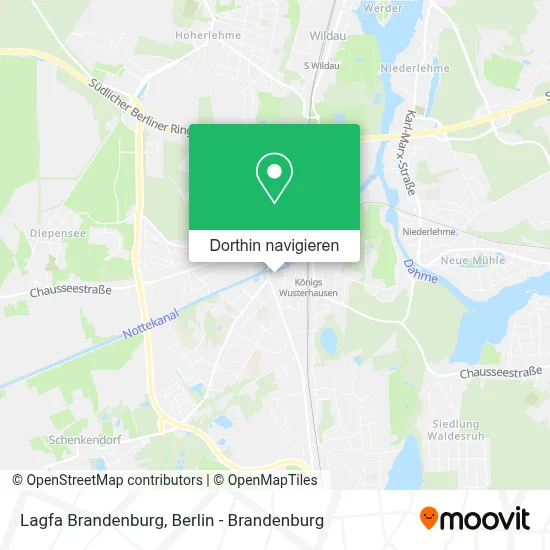 Lagfa Brandenburg Karte