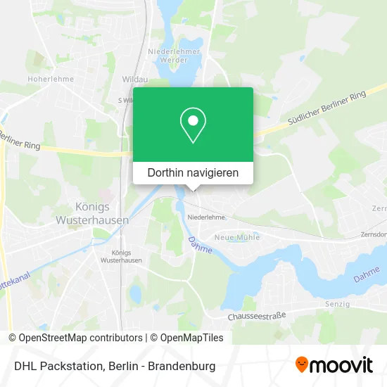 DHL Packstation Karte