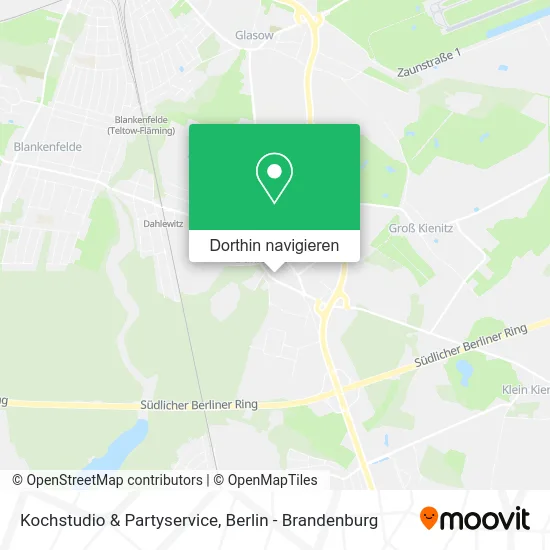 Kochstudio & Partyservice Karte