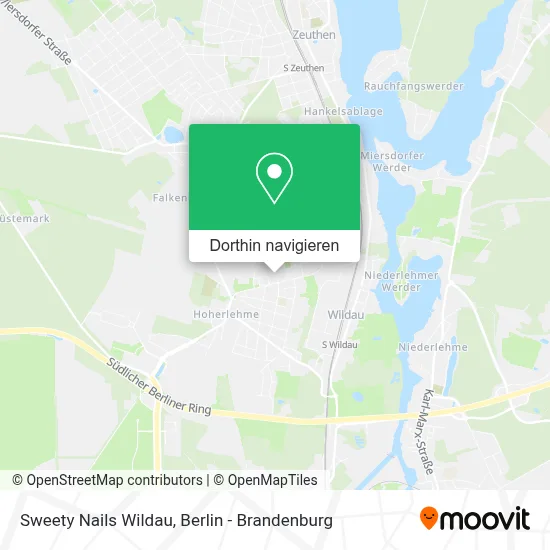 Sweety Nails Wildau Karte