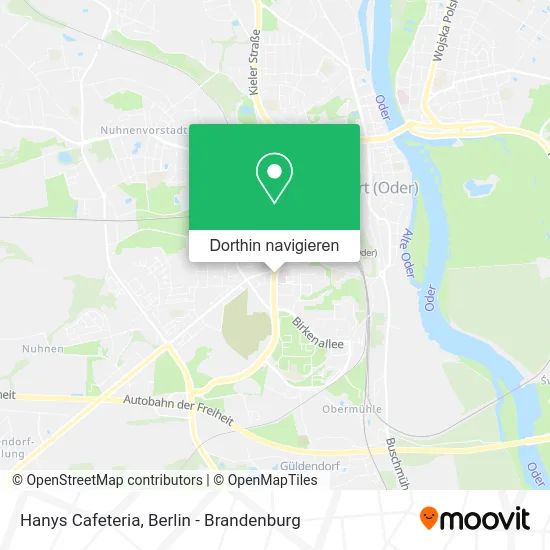 Hanys Cafeteria Karte