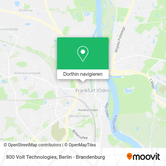 800 Volt Technologies Karte