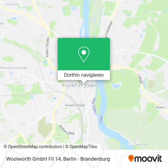 Woolworth GmbH Fil 14 Karte