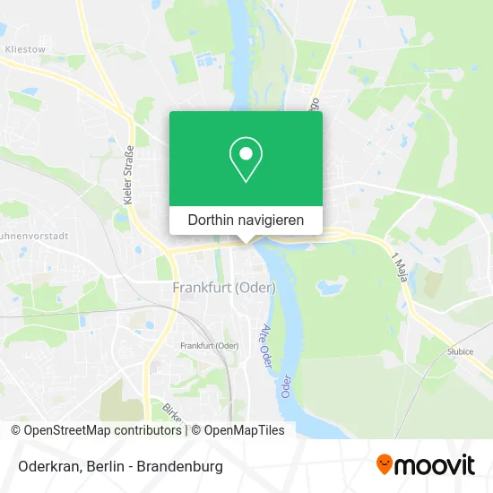Oderkran Karte