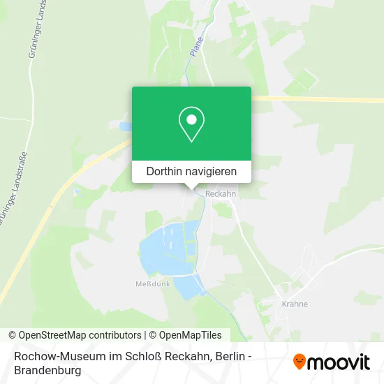 Rochow-Museum im Schloß Reckahn Karte