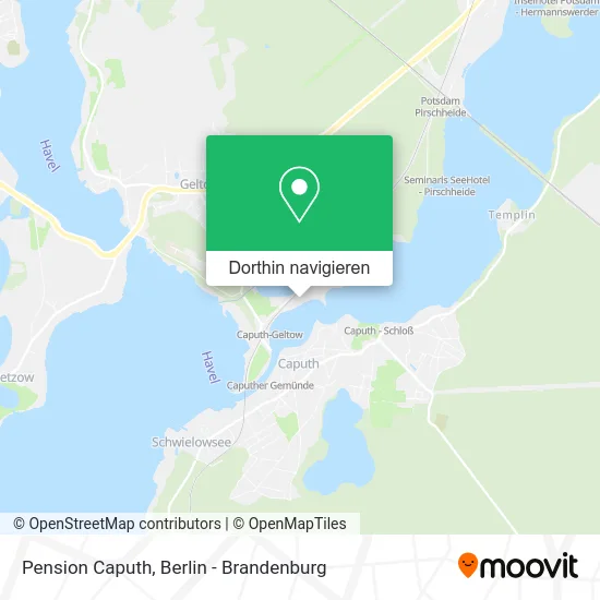 Pension Caputh Karte