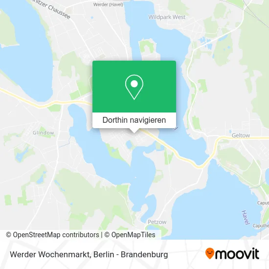 Werder Wochenmarkt Karte