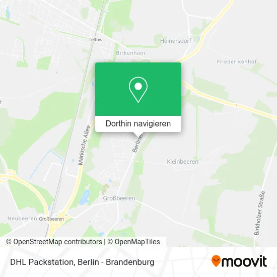 DHL Packstation Karte