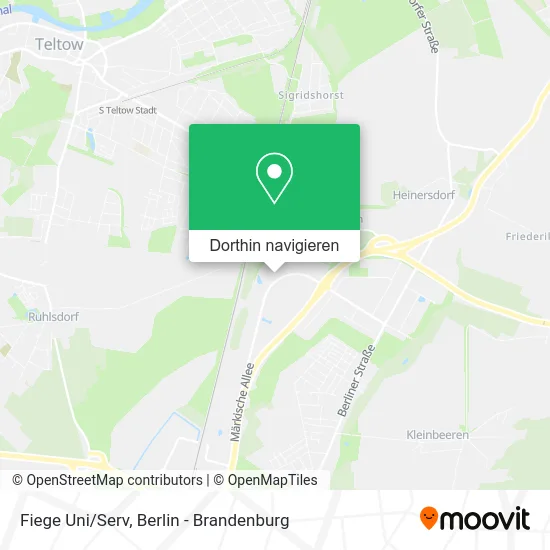 Fiege Uni/Serv Karte