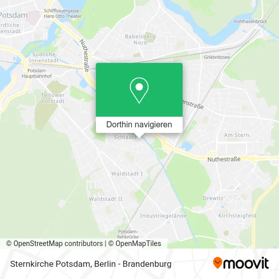 Sternkirche Potsdam Karte