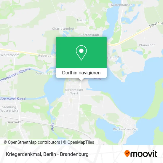 Kriegerdenkmal Karte