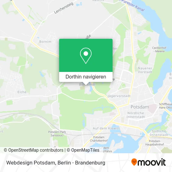 Webdesign Potsdam Karte