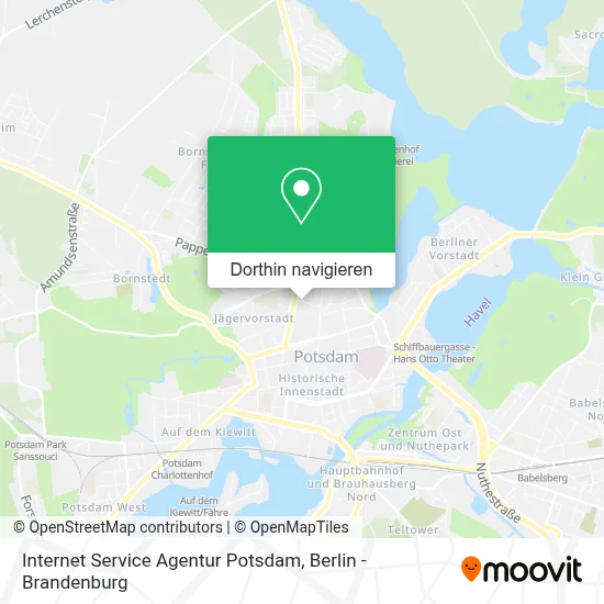 Internet Service Agentur Potsdam Karte