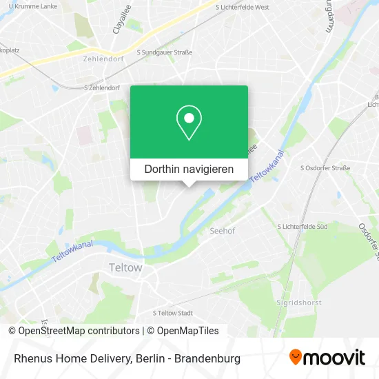 Rhenus Home Delivery Karte